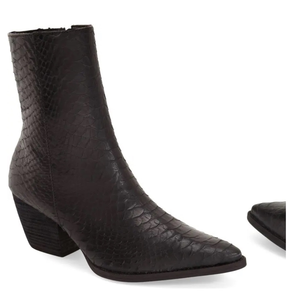 Matisse Caty Western Boot Black Snake 🐍🖤